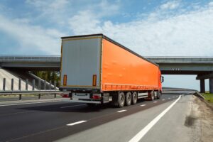 A large truck. Discuss your legal options after a wreck with a San Marcos truck accident lawyer.
