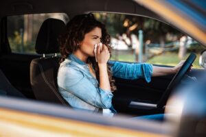 Los angeles car accident lawyer sneezing